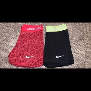 Nike Pro spandex shorts